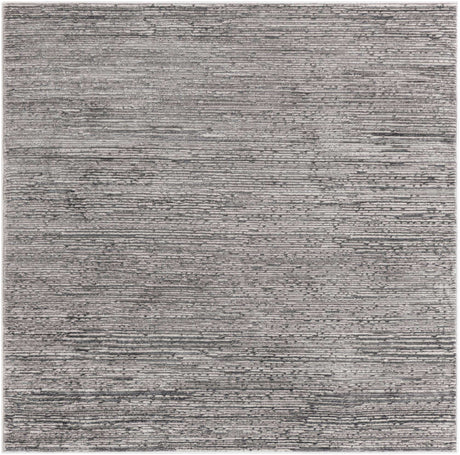 Gray 6' 1 x 6' 1 Finsbury Square Area Rug 60% Polypropylene & 40% Polyester Contemporary Carpet for Living Rooms, Dining, Offices for Sale at Rug Engine