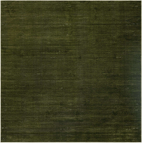 Green 10' x 10' Finsbury Square Area Rug 60% Polypropylene & 40% Polyester Contemporary Carpet for Living Rooms, Dining, Offices for Sale at Rug Engine
