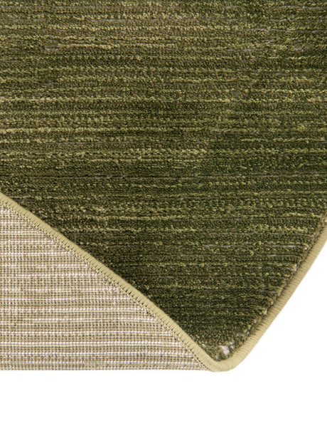 Green 5' 3 x 5' 3 Finsbury Round Area Rug 60% Polypropylene & 40% Polyester Contemporary Carpet for Living Rooms, Dining, Offices for Sale at Rug Engine