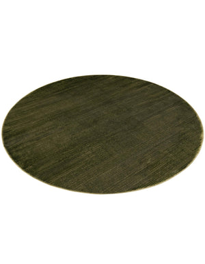 Green 5' 3 x 5' 3 Finsbury Round Area Rug 60% Polypropylene & 40% Polyester Contemporary Carpet for Living Rooms, Dining, Offices for Sale at Rug Engine