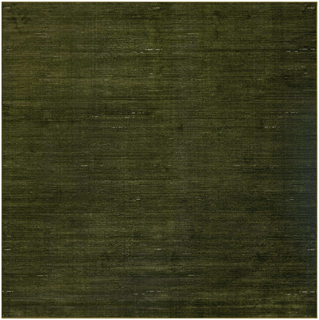 Green 5' 3 x 5' 3 Finsbury Square Area Rug 60% Polypropylene & 40% Polyester Contemporary Carpet for Living Rooms, Dining, Offices for Sale at Rug Engine