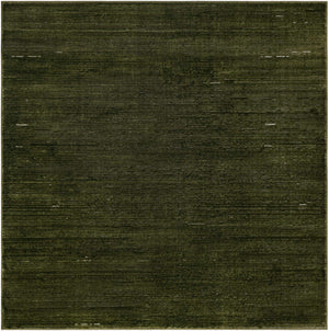 Green 6' 1 x 6' 1 Finsbury Square Area Rug 60% Polypropylene & 40% Polyester Contemporary Carpet for Living Rooms, Dining, Offices for Sale at Rug Engine
