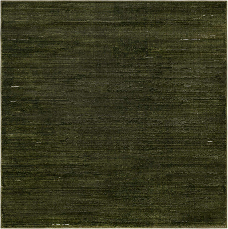 Green 6' 1 x 6' 1 Finsbury Square Area Rug 60% Polypropylene & 40% Polyester Contemporary Carpet for Living Rooms, Dining, Offices for Sale at Rug Engine