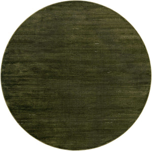 Green 7' 10 x 7' 10 Finsbury Round Area Rug 60% Polypropylene & 40% Polyester Contemporary Carpet for Living Rooms, Dining, Offices for Sale at Rug Engine