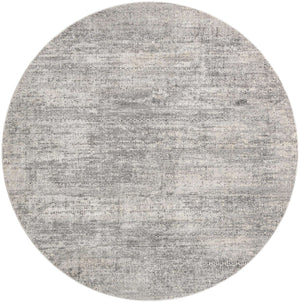Gray 10' x 10' Finsbury Round Area Rug 60% Polypropylene & 40% Polyester Contemporary Carpet for Living Rooms, Dining, Offices for Sale at Rug Engine