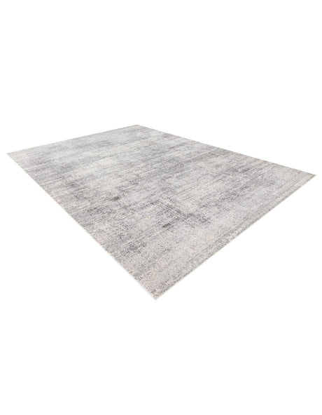 Gray 10' x 14' 1 Finsbury Rectangle Area Rug 60% Polypropylene & 40% Polyester Contemporary Carpet for Living Rooms, Dining, Offices for Sale at Rug Engine