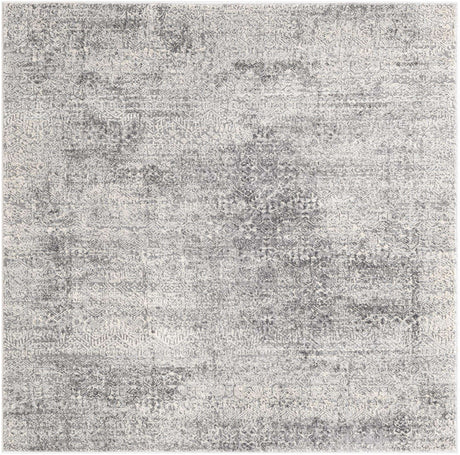 Gray 5' 3 x 5' 3 Finsbury Square Area Rug 60% Polypropylene & 40% Polyester Contemporary Carpet for Living Rooms, Dining, Offices for Sale at Rug Engine
