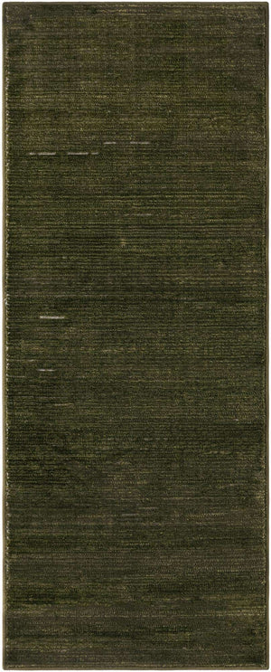 Green 2' x 5' 1 Finsbury Runner Area Rug 60% Polypropylene & 40% Polyester Contemporary Carpet for Living Rooms, Dining, Offices for Sale at Rug Engine
