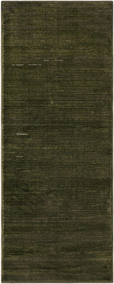 Green 2' x 5' 1 Finsbury Runner Area Rug 60% Polypropylene & 40% Polyester Contemporary Carpet for Living Rooms, Dining, Offices for Sale at Rug Engine