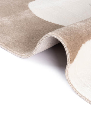 Hazelnut Beige 9' x 12' Whimsy Kids Rectangle Rug