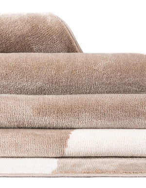 Hazelnut Beige 9' x 12' Whimsy Kids Rectangle Rug