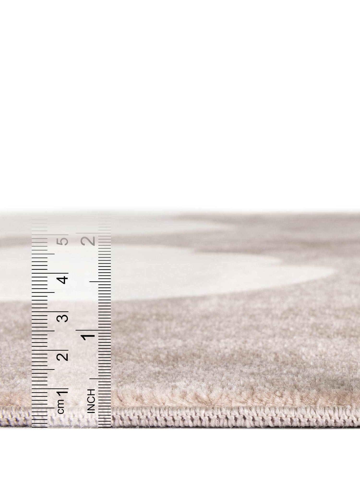 Hazelnut Beige 2' x 5' 1 Whimsy Kids Runner Area Rug for Baby Nursery, Toddler Playroom, Bedrooms