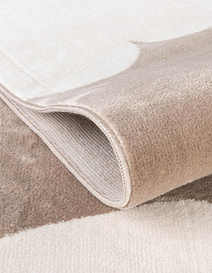 Hazelnut Beige 2' x 5' 1 Whimsy Kids Runner Rug