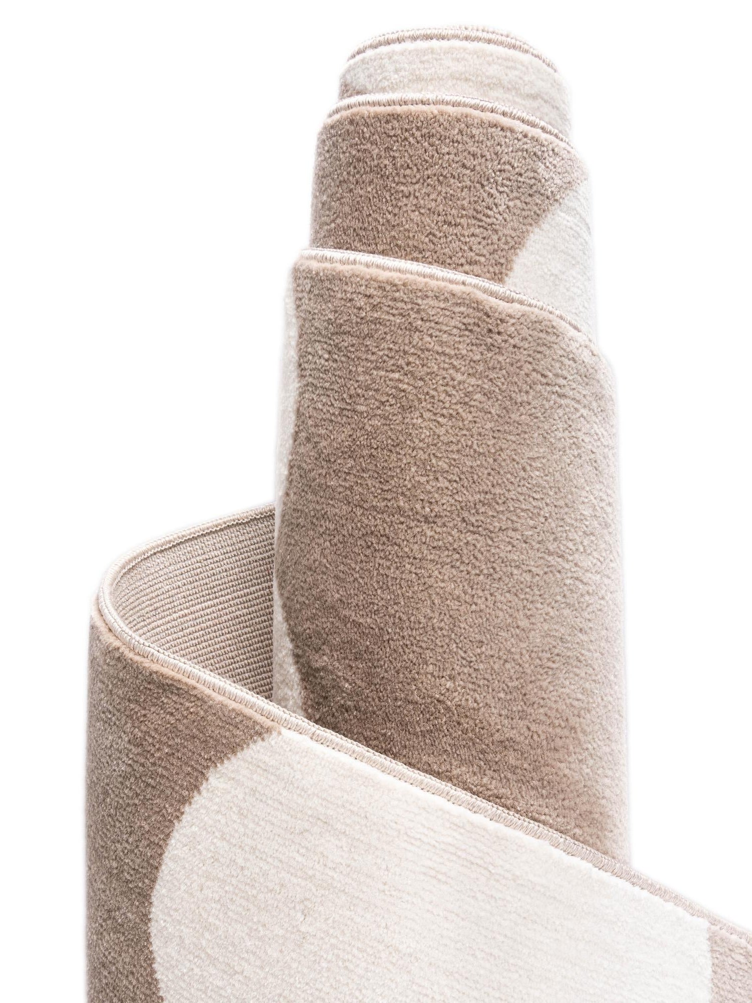 Hazelnut Beige 2' x 5' 1 Whimsy Kids Runner Area Rug for Baby Nursery, Toddler Playroom, Bedrooms