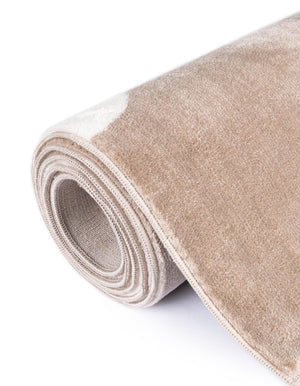 Hazelnut Beige 2' x 5' 1 Whimsy Kids Runner Rug