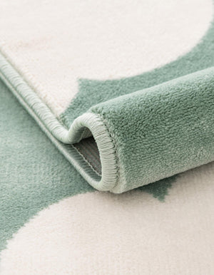 Soft Green 2' x 5' 1 Whimsy Kids Runner Rug