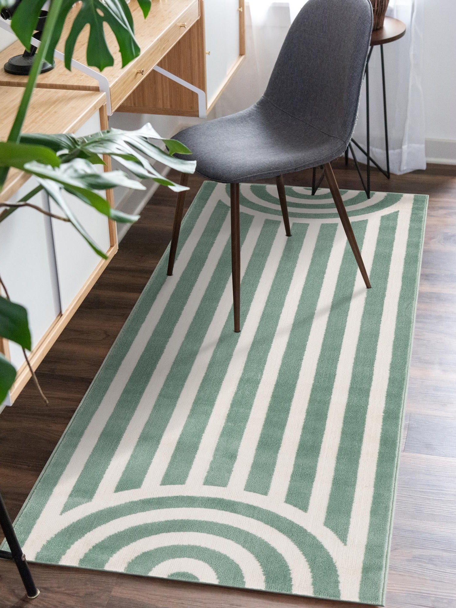 Soft Green 2' x 8' Whimsy Kids Runner Area Rug for Baby Nursery, Toddler Playroom,  Bedrooms Playful Fun Design Easy Clean Carpet for Sale at Rug Engine