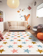 Multicolor 4' 1 x 6' 1 Whimsy Kids Rectangle Rug