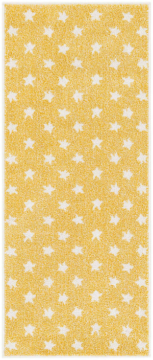 Soft Yellow 2' 2 x 5' 1 Whimsy Kids Runner Rug