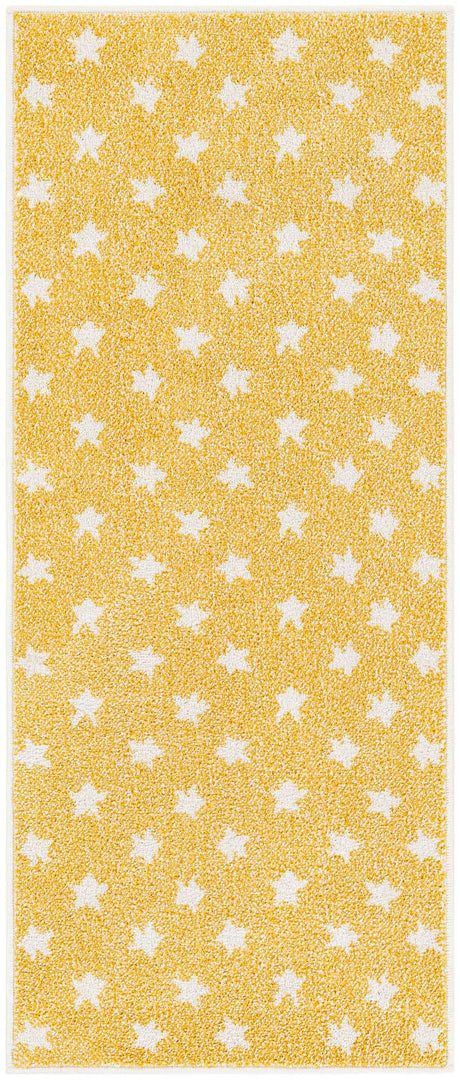 Soft Yellow 2' 2 x 5' 1 Whimsy Kids Runner Rug