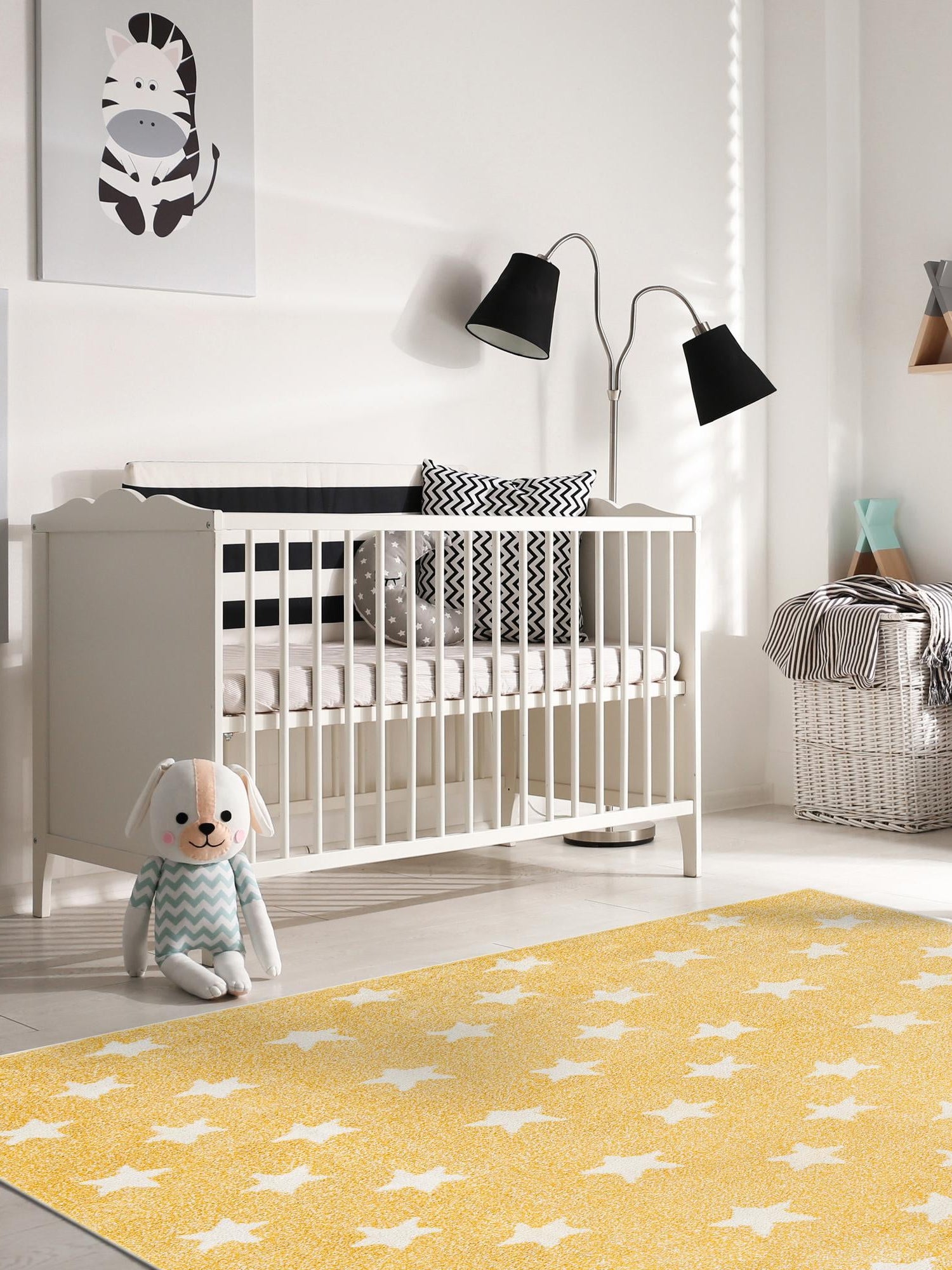 Soft Yellow 7' 10 x 10' Whimsy Kids Rectangle Area Rug for Baby Nursery, Toddler Playroom,  Bedrooms Playful Fun Design Easy Clean Carpet for Sale at Rug Engine