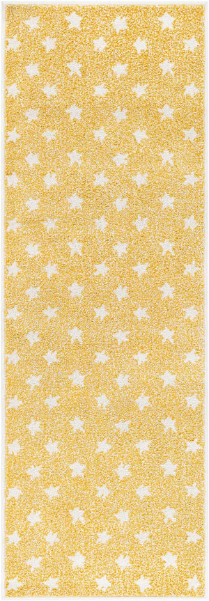Soft Yellow 2' 2 x 6' 1 Whimsy Kids Runner Rug