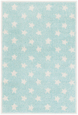 Clear Blue 2' 2 x 3' 1 Whimsy Kids Rectangle Rug