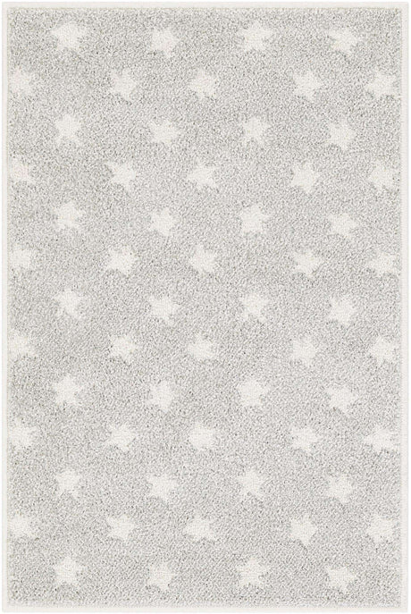 Cloud Gray 2' 2 x 3' 1 Whimsy Kids Rectangle Rug