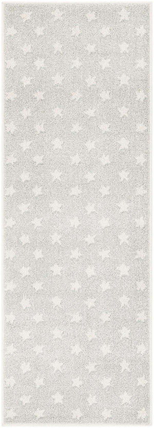 Cloud Gray 2' 2 x 6' 1 Whimsy Kids Runner Rug