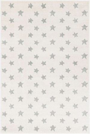 Daisy White 4' 1 x 6' 1 Whimsy Kids Rectangle Rug