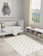 Daisy White 2' 2 x 3' 1 Whimsy Kids Rectangle Rug