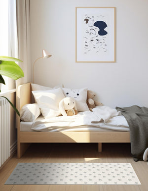 Daisy White 2' 2 x 6' 1 Whimsy Kids Runner Rug