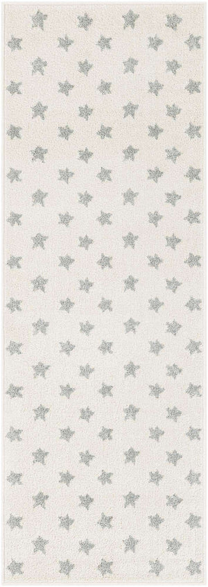 Daisy White 2' 2 x 6' 1 Whimsy Kids Runner Rug