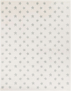 Daisy White 8' x 10' Whimsy Kids Rectangle Rug