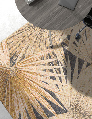 Multicolor 5' 1 x 8' Outdoor Botanical Rectangle Area Rug Weather Resistant for Patio, Deck, Terrace, Balcony, Porch Polypropylene Garden Floral Tropical Carpet for Sale at Rug Engine