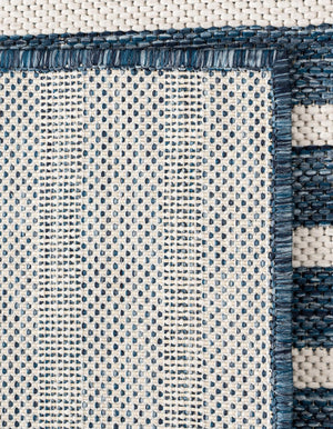 Blue 5' 3 x 8' Outdoor Modern Rectangle Area Rug Weather Resistant for Patio, Deck, Terrace, Balcony, Porch 100% Polypropylene Modern Outside Carpet for Sale at Rug Engine