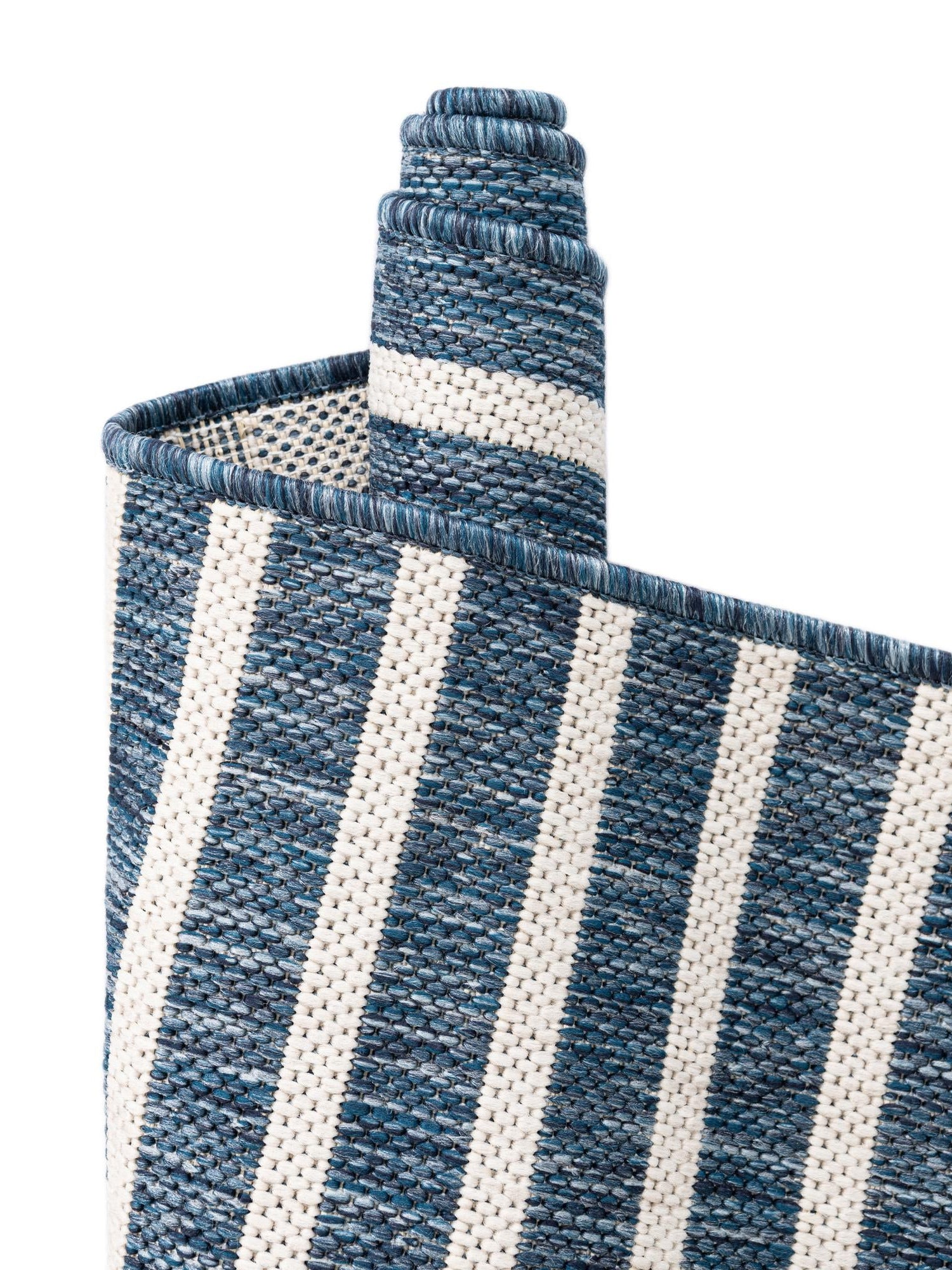 Blue 5' 3 x 7' 1 Outdoor Modern Rectangle Area Rug Weather Resistant for Patio, Deck, Terrace, Balcony, Porch 100% Polypropylene Modern Outside Carpet for Sale at Rug Engine