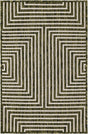 Green 2' x 3' 1 Outdoor Modern Rectangle Area Rug Weather Resistant for Patio, Deck, Terrace, Balcony, Porch 100% Polypropylene Modern Outside Carpet for Sale at Rug Engine