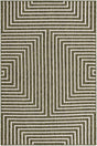 Green 5' 3 x 8' Outdoor Modern Rectangle Area Rug Weather Resistant for Patio, Deck, Terrace, Balcony, Porch 100% Polypropylene Modern Outside Carpet for Sale at Rug Engine