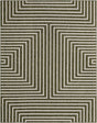 Green 7' 10 x 10' Outdoor Modern Rectangle Area Rug Weather Resistant for Patio, Deck, Terrace, Balcony, Porch 100% Polypropylene Modern Outside Carpet for Sale at Rug Engine