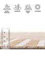 Taupe 9' x 12' Outdoor Modern Rectangle Area Rug Weather Resistant for Patio, Deck, Terrace, Balcony, Porch 100% Polypropylene Modern Outside Carpet for Sale at Rug Engine