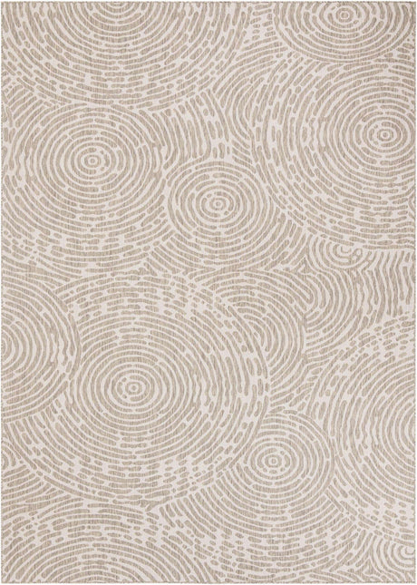 Gray 10' x 14' 1 Outdoor Modern Rectangle Area Rug Weather Resistant for Patio, Deck, Terrace, Balcony, Porch 100% Polypropylene Modern Outside Carpet for Sale at Rug Engine