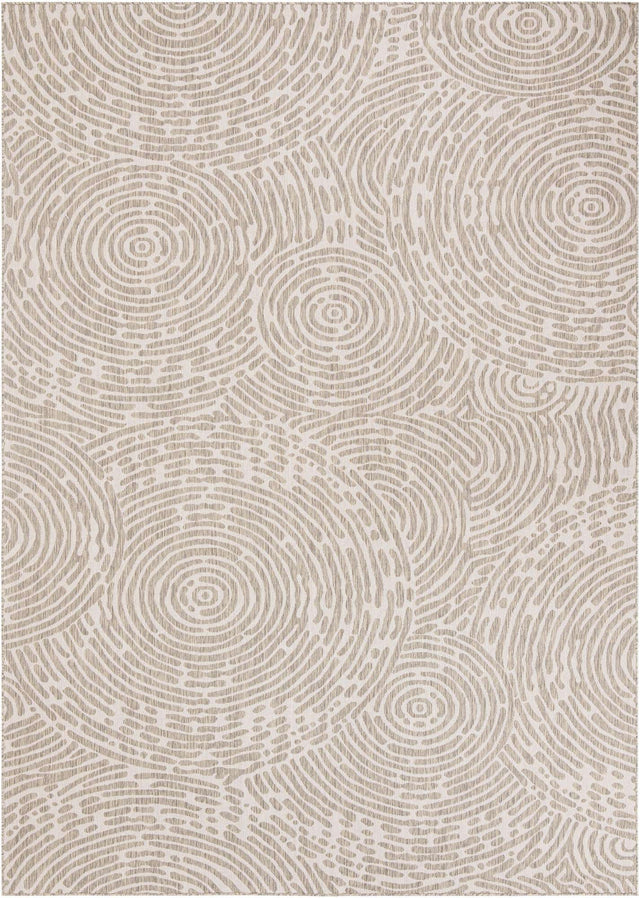 Gray 10' x 14' 1 Outdoor Modern Rectangle Area Rug Weather Resistant for Patio, Deck, Terrace, Balcony, Porch 100% Polypropylene Modern Outside Carpet for Sale at Rug Engine