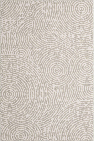 Gray 5' 3 x 8' Outdoor Modern Rectangle Area Rug Weather Resistant for Patio, Deck, Terrace, Balcony, Porch 100% Polypropylene Modern Outside Carpet for Sale at Rug Engine