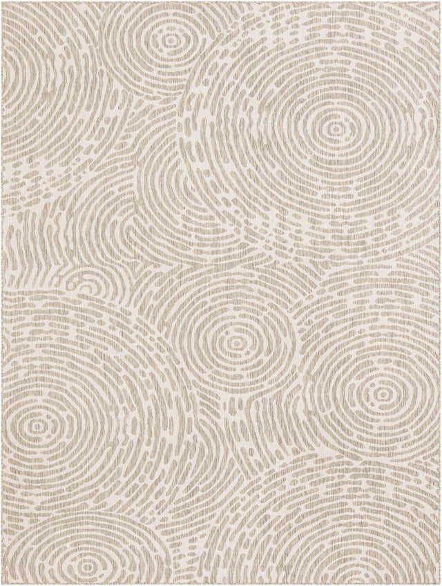 Gray 9' x 12' Outdoor Modern Rectangle Area Rug Weather Resistant for Patio, Deck, Terrace, Balcony, Porch 100% Polypropylene Modern Outside Carpet for Sale at Rug Engine