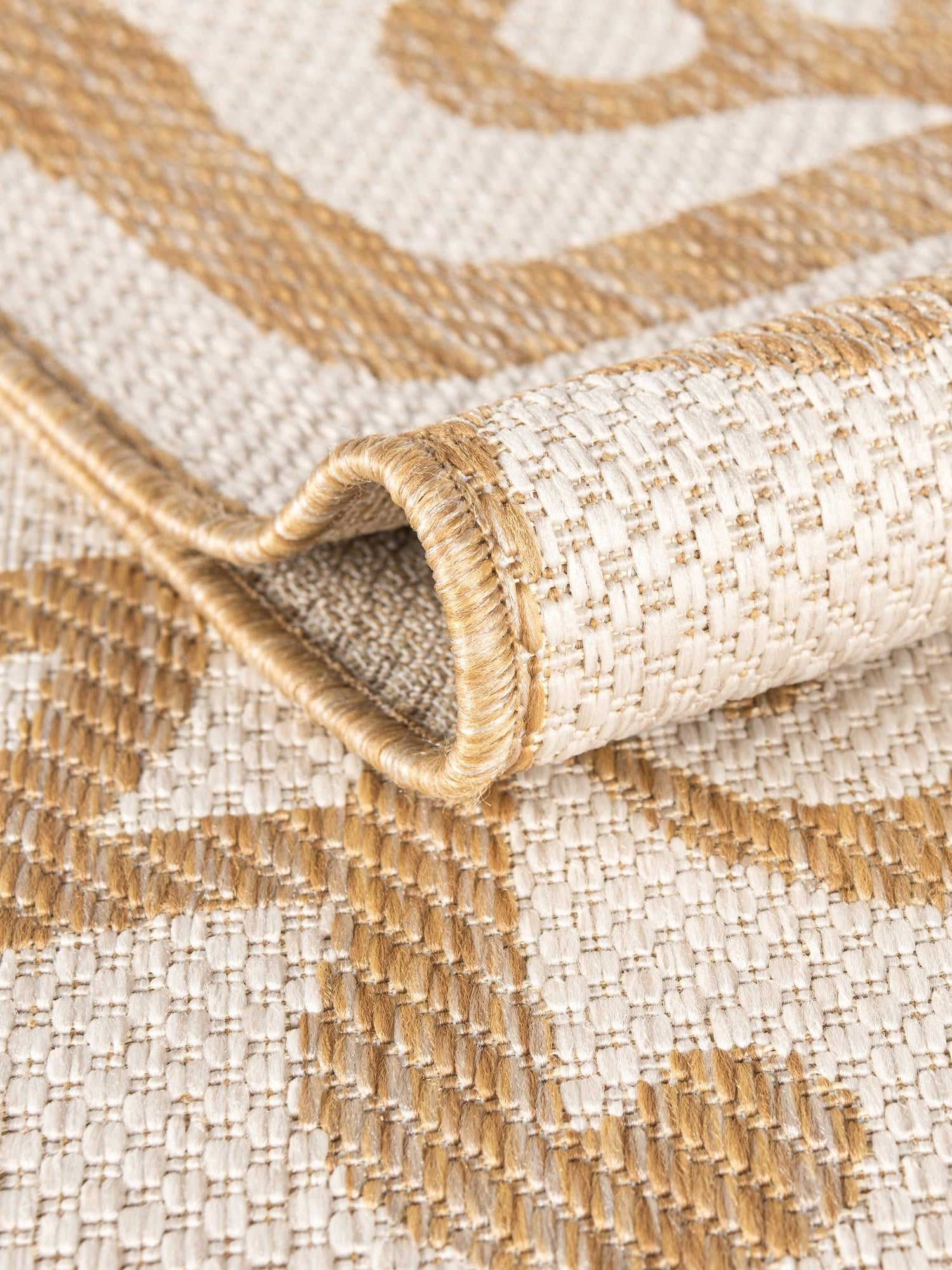 Taupe 10' x 10' Outdoor Modern Round Area Rug Weather Resistant for Patio, Deck, Terrace, Balcony, Porch 100% Polypropylene Modern Outside Carpet for Sale at Rug Engine