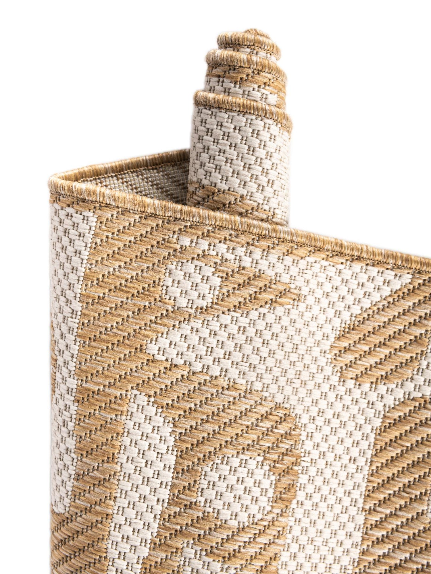 Taupe 10' x 10' Outdoor Modern Round Area Rug Weather Resistant for Patio, Deck, Terrace, Balcony, Porch 100% Polypropylene Modern Outside Carpet for Sale at Rug Engine