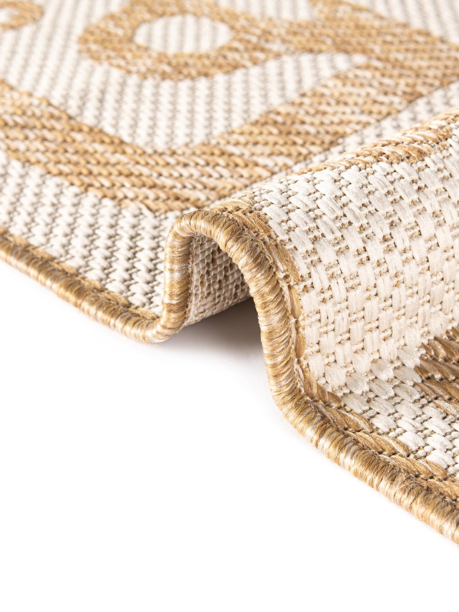 Taupe 7' 10 x 7' 10 Outdoor Modern Square Area Rug Weather Resistant for Patio, Deck, Terrace, Balcony, Porch 100% Polypropylene Modern Outside Carpet for Sale at Rug Engine