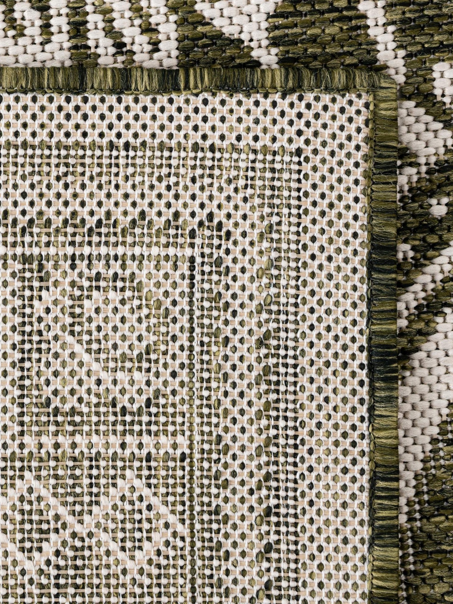 Green 5' 3 x 8' Outdoor Traditional Rectangle Area Rug Weather Resistant for Patio, Deck, Terrace, Balcony, Porch Classical Design Outside Carpet for Sale at Rug Engine