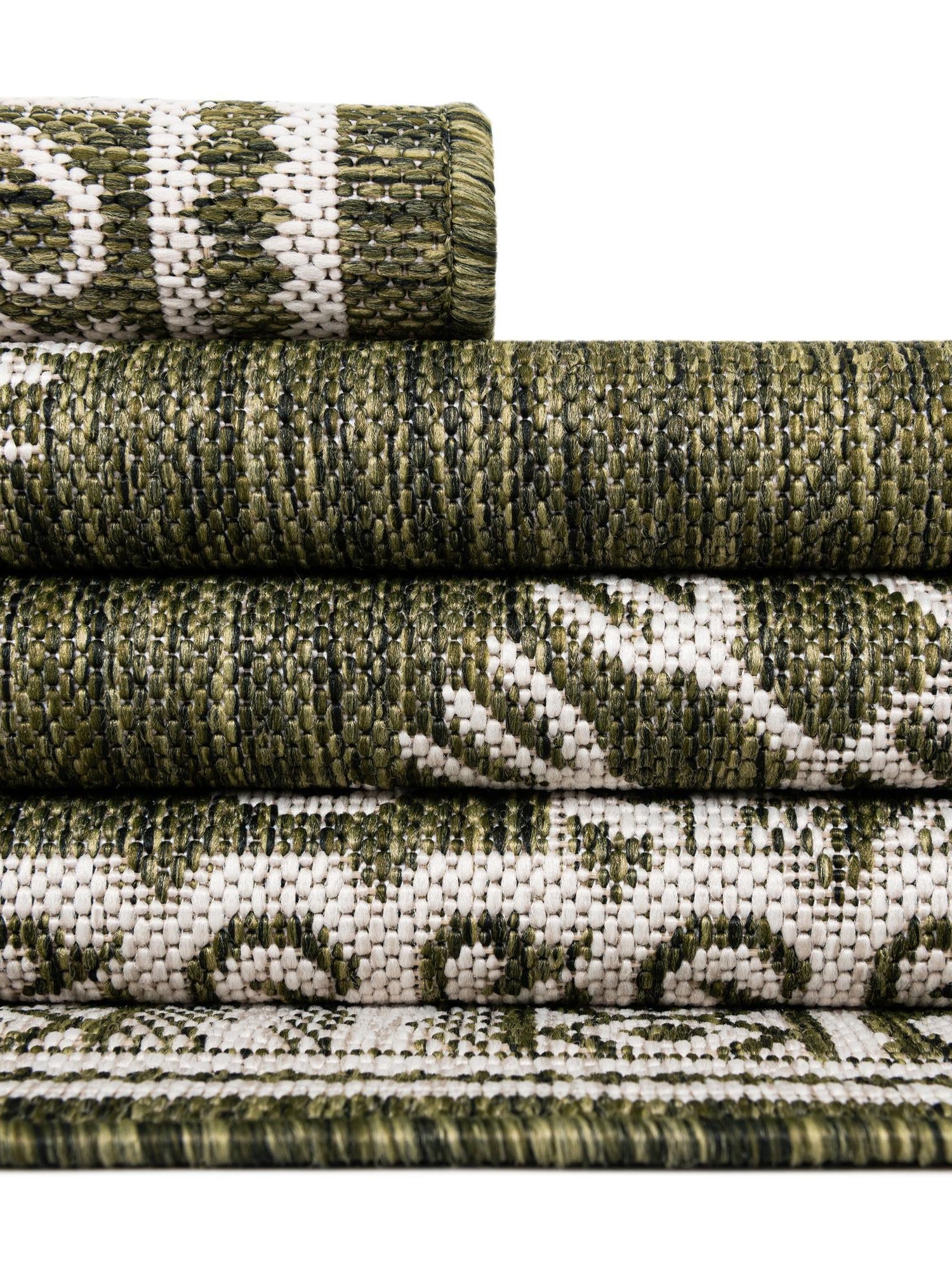 Green 2' x 3' 1 Outdoor Traditional Rectangle Area Rug Weather Resistant for Patio, Deck, Terrace, Balcony, Porch Classical Design Outside Carpet for Sale at Rug Engine